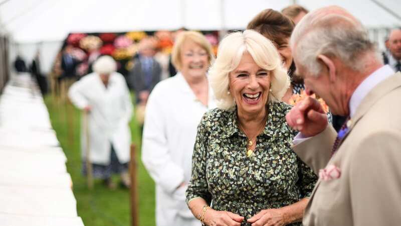 King Charles and Camilla left in stitches by pie shaped like monarch