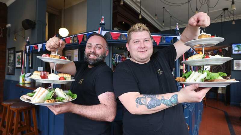 Landlords Kieran and Calum Bloor from The Marquis of Granby (Image: Pete Stonier / Stoke Sentinel)