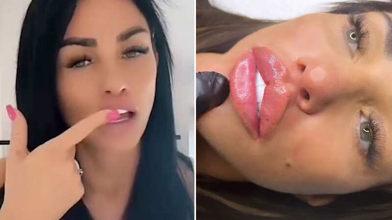 Katie Price defends decision to get more filler as she shows off swollen lips