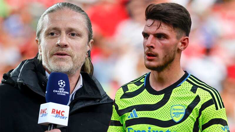 Petit considers Rice "risk" amid impact of new dressing room at Arsenal