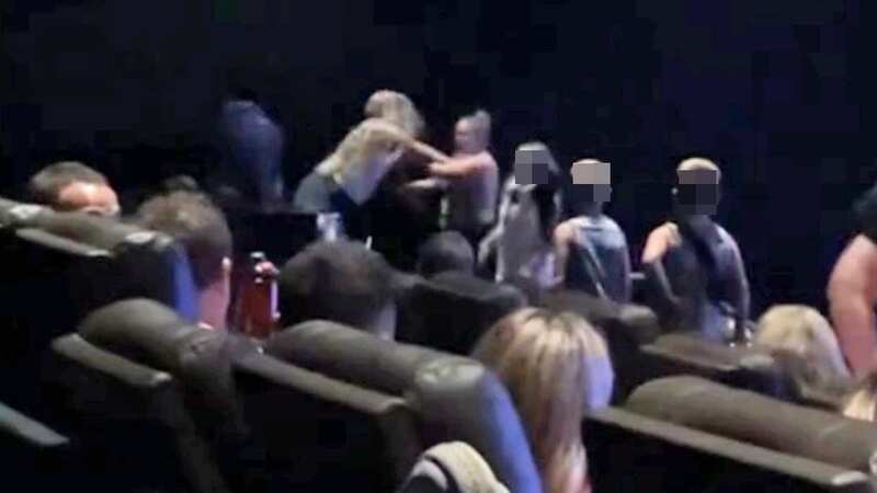 Two women had a fight during a screening of the Barbie movie (Image: tiktok.com/@izzypoulter)