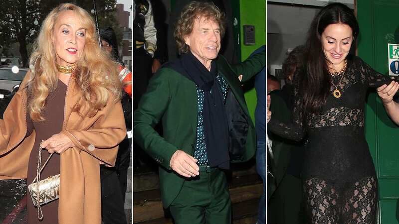 Mick Jagger went out with his fiancee and ex for his birthday bash