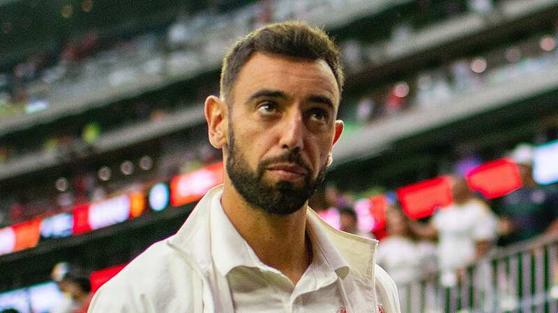 Bruno Fernandes, of Manchester United, arrives ahead of the pre-season friendly match with Real Madrid at NRG Stadium (Image: 2023 Manchester United FC)