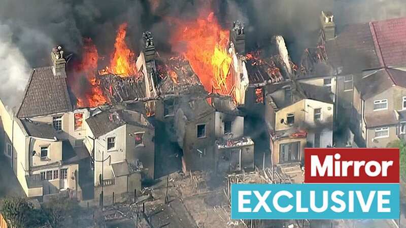 Flames rage in village six months ago