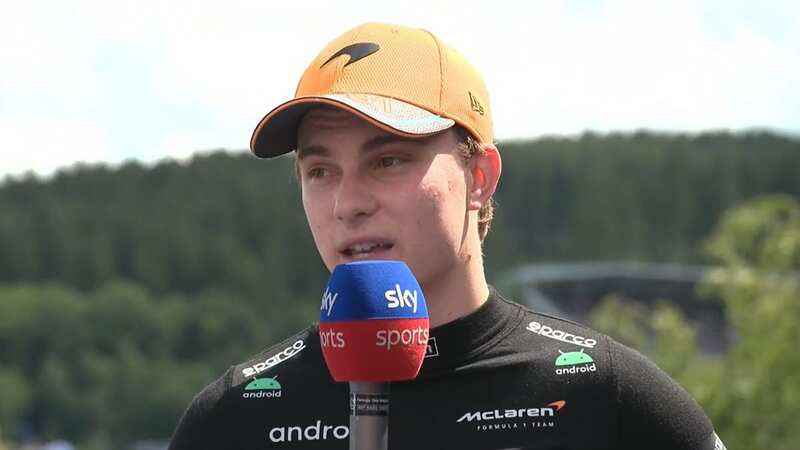 Oscar Piastri was delighted but also a little frustrated after Sprint qualifying at Spa (Image: Sky Sports)