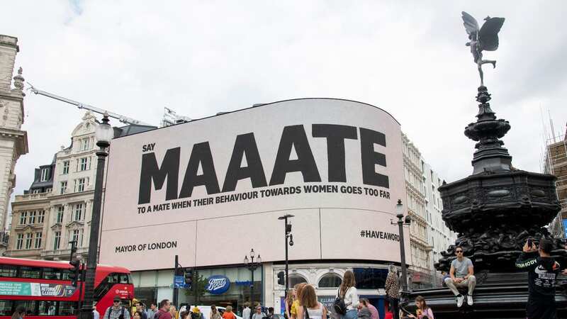 The billboard in Piccadilly Circus, London (Image: PR HANDOUT)
