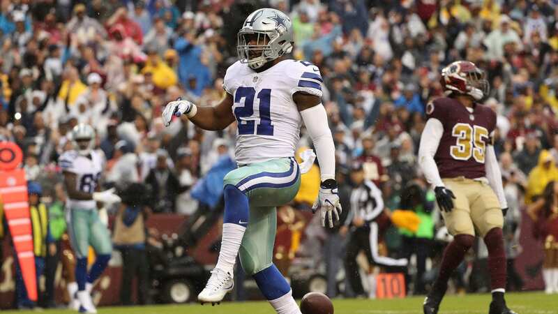 NFL running back Ezekiel Elliot is on the hunt for a new team and is due to visit the New England Patriots (Image: Getty Images North America)