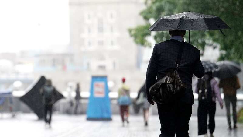 Heavy rain and storms are to hit the country for 10 days (Image: PA)