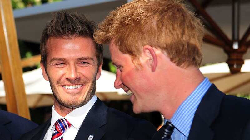 Prince Harry and David Beckham have been friends for years - but things have become awkward (Image: Getty Images)
