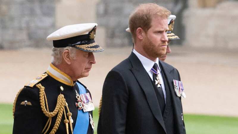 King Charles and Prince Harry are reportedly still not on good terms (Image: POOL/AFP via Getty Images)