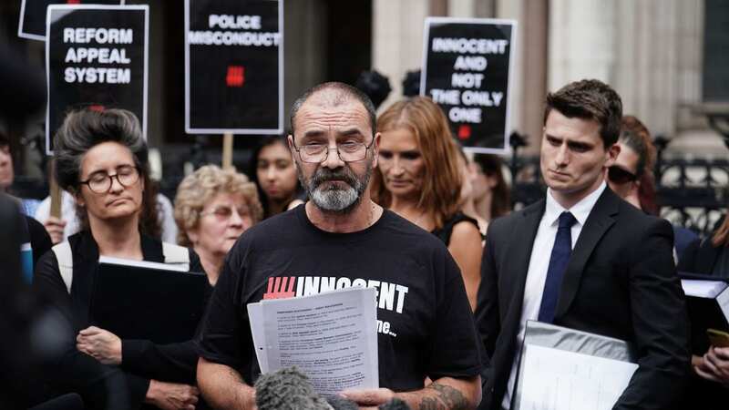 Andy was met with significant support after his exoneration. (Image: PA)