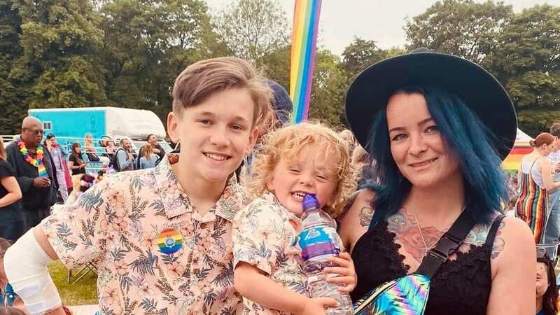 Amy Moynihan with her sons Rylee and Bobbie (Image: Amy Moynihan)