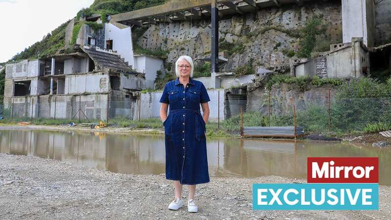 Memorial campaigner Tina at site of horror (Image: Cjs Photography)