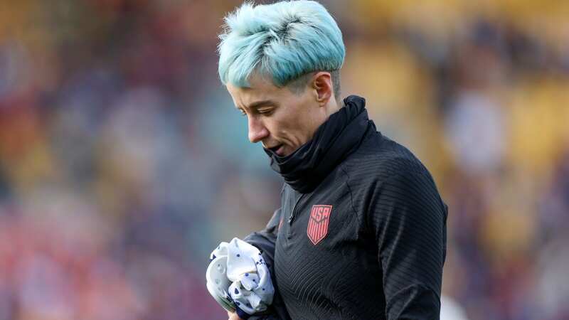 Megan Rapinoe was an unused substitute in the USWNT