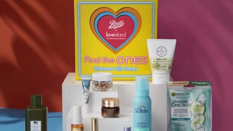 Inside the Boots x Love Island beauty box (Image: Boots)