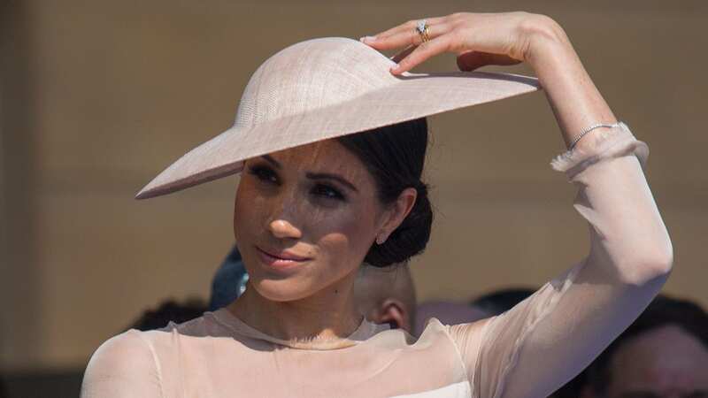 Meghan Markle during the party at Buckingham Palace (Image: Dominic Lipinski/PA Wire)