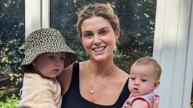 Ashley James has opened up on how her two births were different (Image: Instagram)