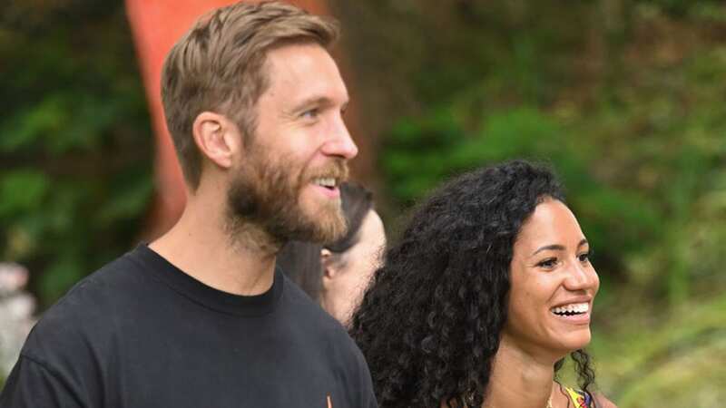 Vick Hope shared a rare snap with husband-to-be Calvin Harris (Image: Getty)