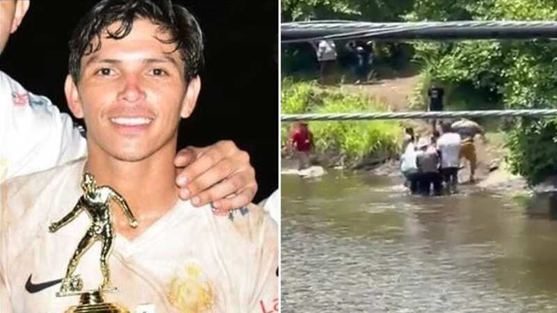 Jesus Alberto Lopez Ortiz died in the tragedy on Saturday in Rio Cañas, Costa Rica (Image: Jam Press Vid)