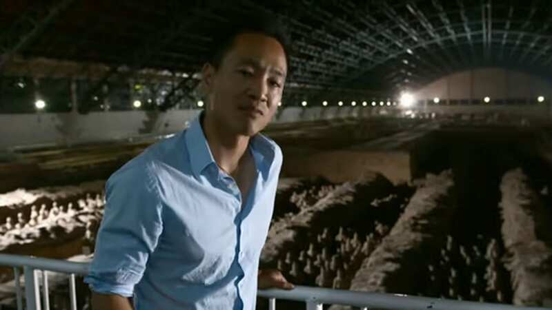 Albert Lin managed to get closer to most other archaeologists when he got near the imperial chamber of Qi XI Huang (Image: National Geographic/Youtube)