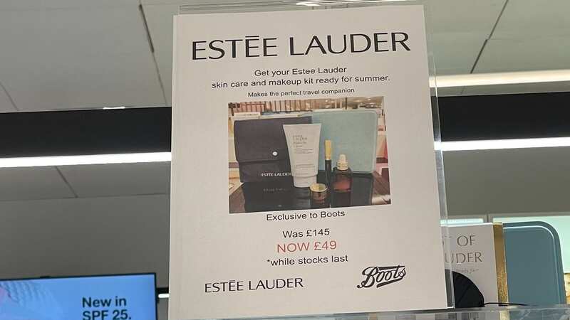 Boots shoppers can get £145 worth of makeup and skincare from Estee Lauder for £49 (Image: Daily Mirror/Melisha Kaur)