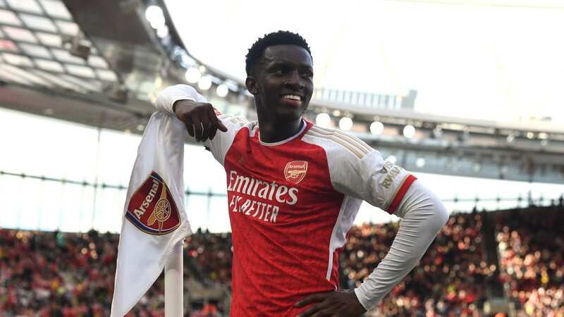 Eddie Nketiah scored for Arsenal against Monaco (Image: Getty Images)