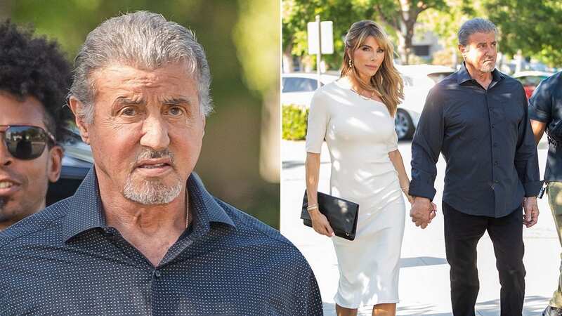 Sylvester Stallone and wife Jennifer Flavin were seen filming their new show (Image: backgrid)