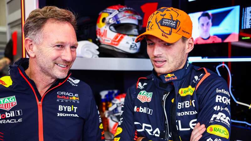 Christian Horner talks with Max Verstappen in Belgium (Image: Getty Images)