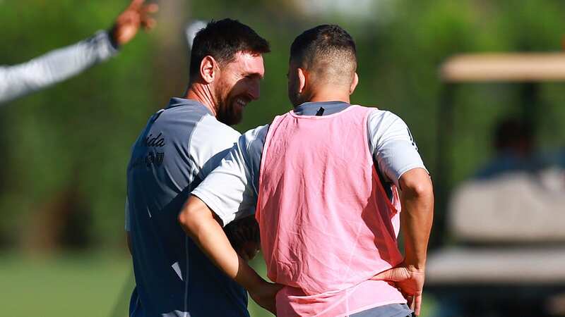 Lionel Messi revealed his first impressions of life at Inter Miami to his reunited teammate Jordi Alba, who has also joined the Herons this summer. (Image: Megan Briggs/Getty Images)