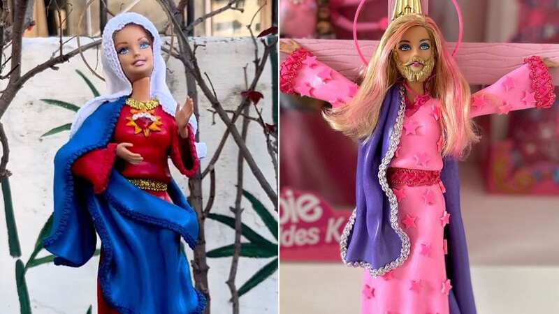 The controversial figurines have appeared in a toy shop in Argentina (Image: Jam Press)