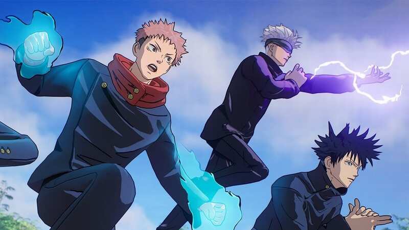 The sorcerers from Jujutsu Kaisen will arrive in Fortnite with update 25.30 (Image: Epic Games)