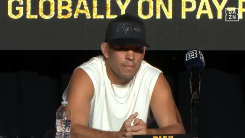 Nate Diaz uses homophobic slur during face-off with Jake Paul ahead of fight