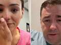 Jason Manford comforts emotional actress as one person turns up to her show