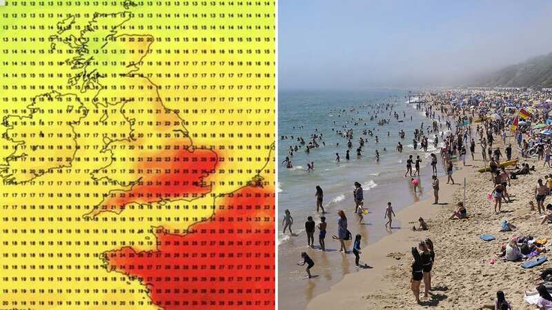 Blazing red heat maps show exact date summer to return with UK sizzling in 32C