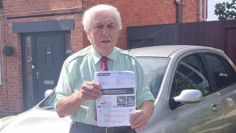 Peter Wills, 87, has been left "confused and bewildered" by the parking fine (Image: Shelley Wills / BPM Media)