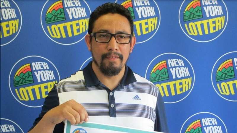 Daniel Grijalva Esquivel, from Kansas City, won $5million on the lottery - but only took home $3.2million (Image: NY Lottery)