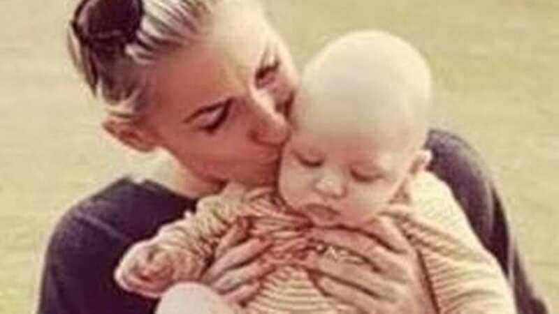 Baby Kevin Deguitas with his mother, who died within a few hours of each other (Image: Stoke Sentinel/BPM Media)