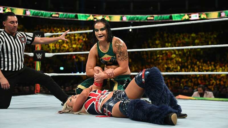 WWE star Shayna Baszler is well known for her love of fantasy game series Warhammer 40K with her in-ring gear making nods to the franchise (Image: WWE)