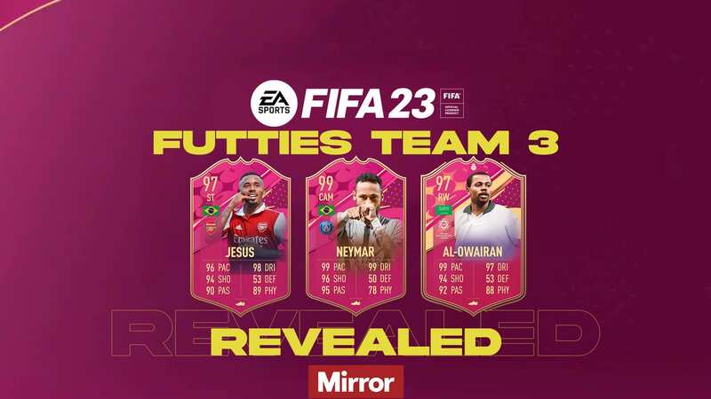 FIFA 23 Futties Team 3 revealed with 99-rated Neymar alongside 