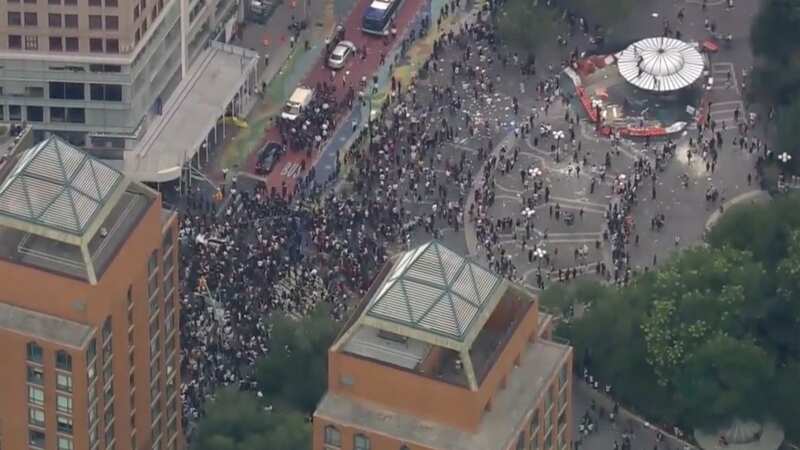 Kai Cenat’s playstation giveaway causes riot of teens in Union Square (Image: CBS News WS)