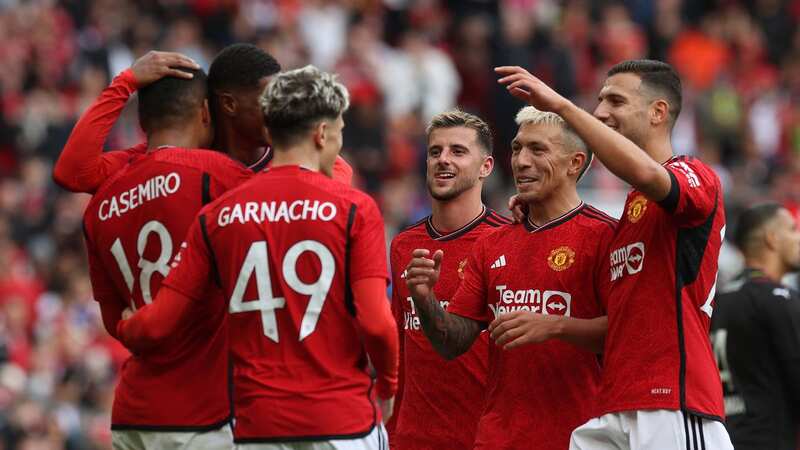 Manchester United came from behind to beat Lens 3-1 (Image: Matthew Peters/Manchester United via Getty Images)