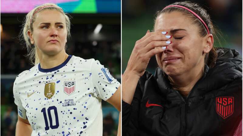 USWNT were left in tears after a controversial 5-4 penalty shootout defeat to Sweden (Image: GETTY)
