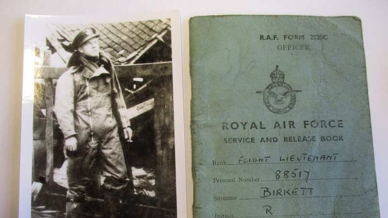 Raymond Birkett flew perilous daylight raids to bomb Nazi targets (Image: Warwick & Warwick/BNPS)