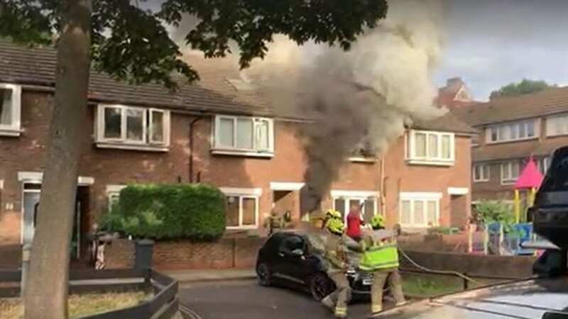 Five people managed to escape the house before fire crews arrived by they couldn