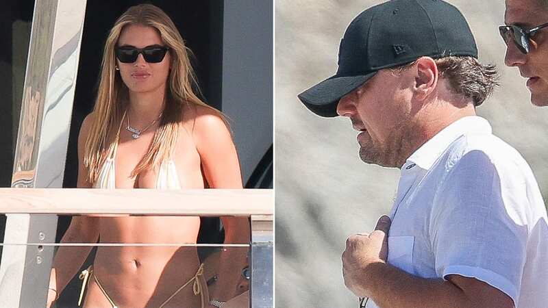Leonardo DiCaprio enjoyed the weekend in Ibiza with a fun-loving group of friends and models (Image: GTres / SplashNews.com)