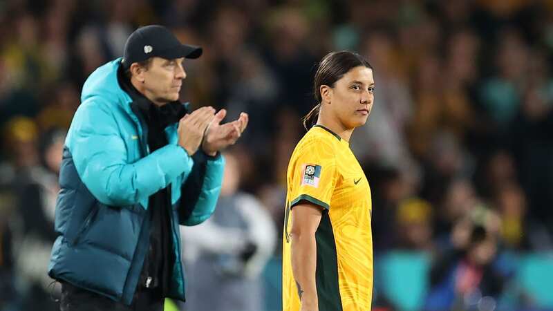 Sam Kerr made her return from injury against Denmark