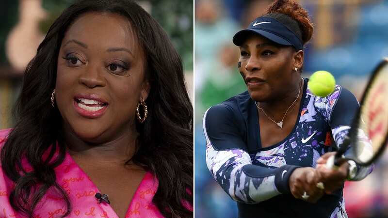 Judi Love jumps to Serena Williams