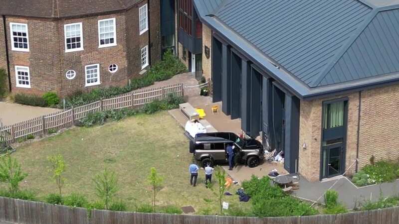 A woman crashed into The Study Prep school with her Land Rover last month (Image: PA)