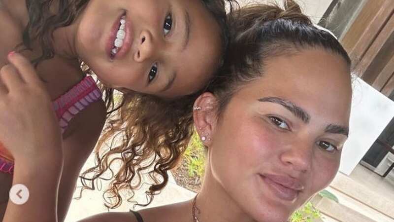 Chrissy Teigen shares adorable snaps from first holiday as a family of six