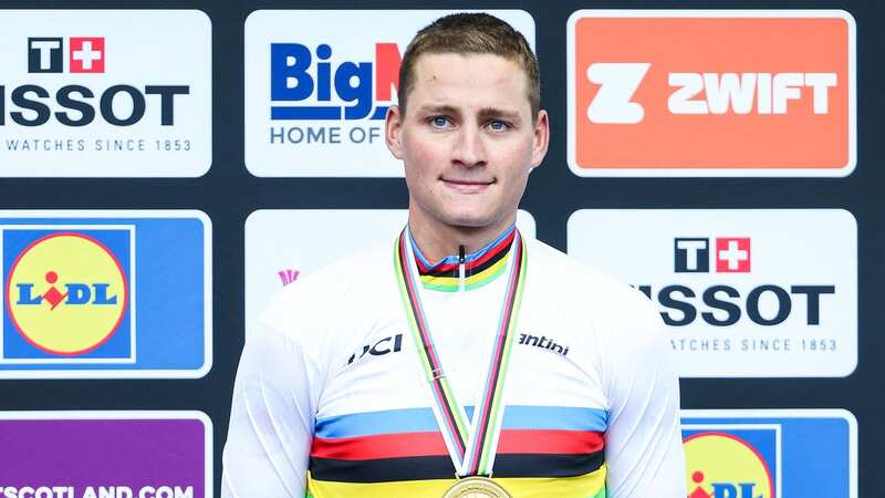 Mathieu van der Poel won the UCI World Road Race title (Image: DAVID PINTENS/BELGA MAG/AFP via Getty Images)